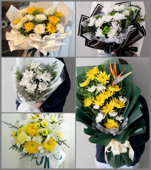 贵州铜仁市松桃县九江乡地安村白事花束代送